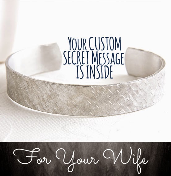  Custom Secret Message Cuff Bracelet