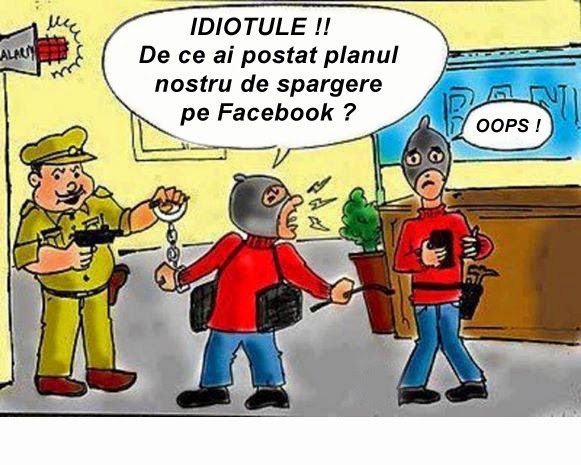 Doi spargatori de banci cam prosti / Caricaturi funny