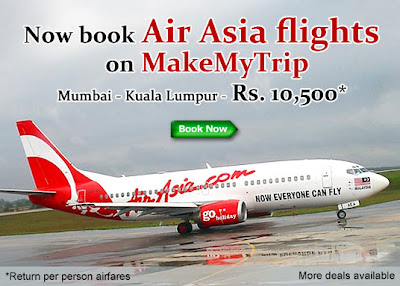makemytrip, MakeMyTrip.com, flights, air asia flights, mumbai flights, cheap air fare