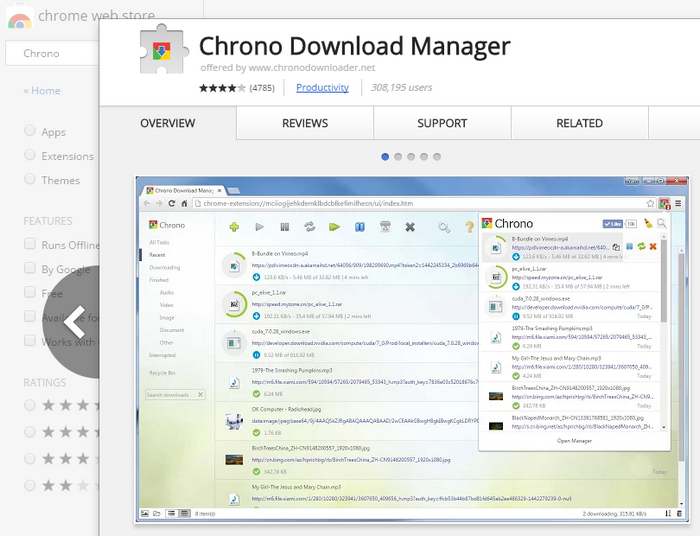 Chrono Download Manager for Google Chrome : A Must-Have 