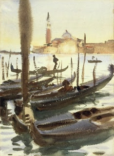 John Singer Sargent, Gondolas of San Giorgio Maggiore