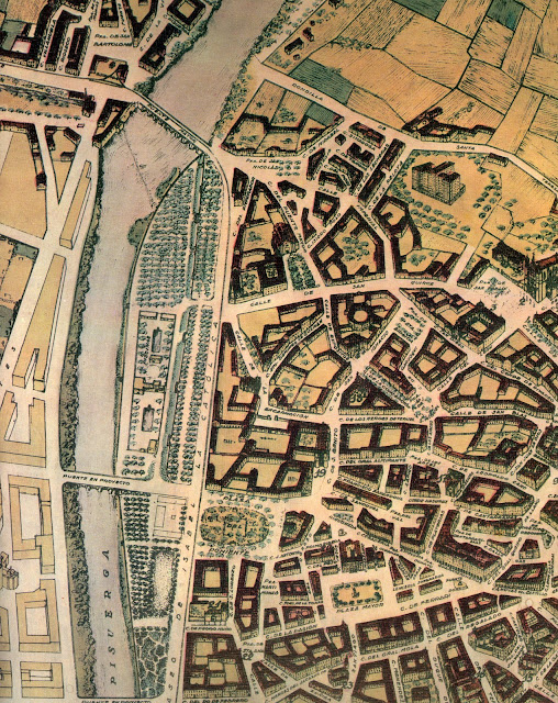 Planos de la Ciudad de Valladolid | Mapas antiguos | Urbanismo | El plano de Bentura Seco de 1738