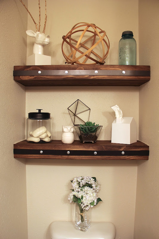 DIY Floating Shelves