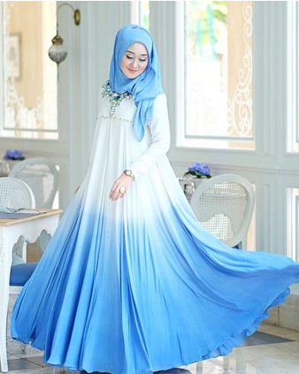  Model  baju  dian pelangi terbaru busana muslim  rancangan 