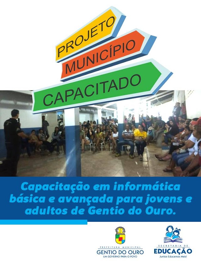 Projeto Município Capacitado em Gentio do Ouro Bahia