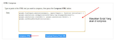 loading cepat degan javascript compressor