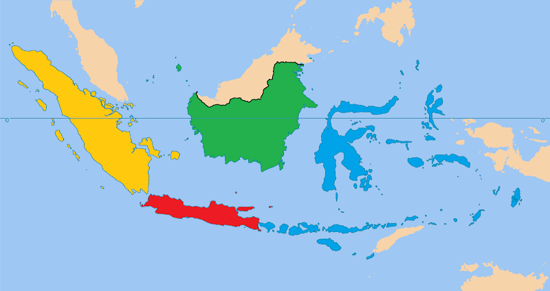 Penting Peta Pulau Di Indonesia