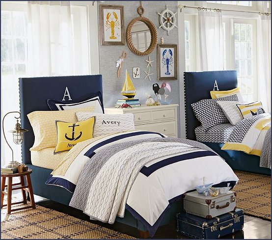 Decorating theme bedrooms - Maries Manor: nautical bedroom 