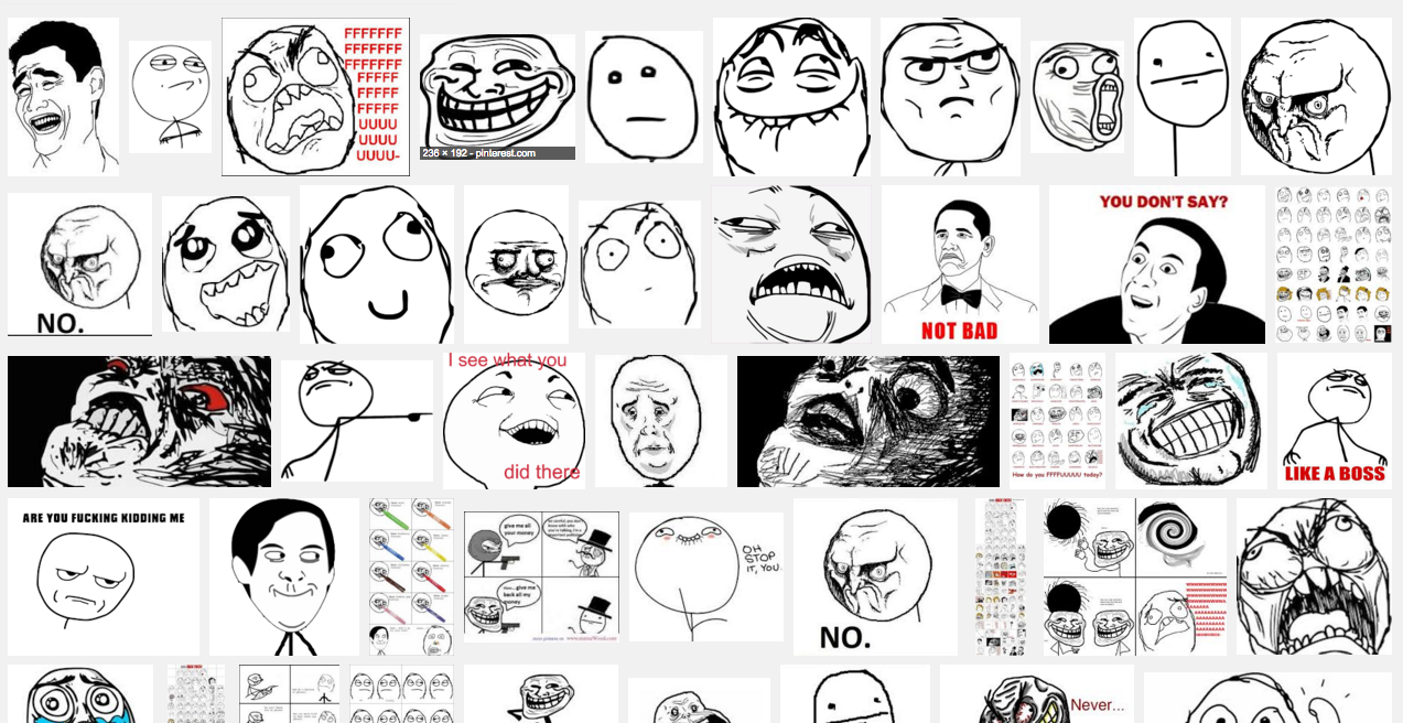 Meme Comic Faces Expo DP BBM