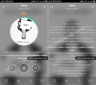 Joox Music text functions