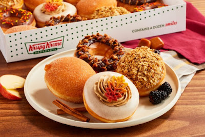 Krispy Kreme's 2023 fall donuts.