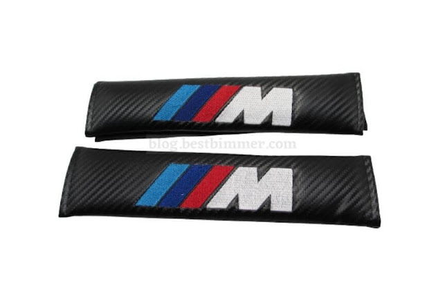 Seat Belt Cover Logo M Tech / M Sport - Motif Carbon