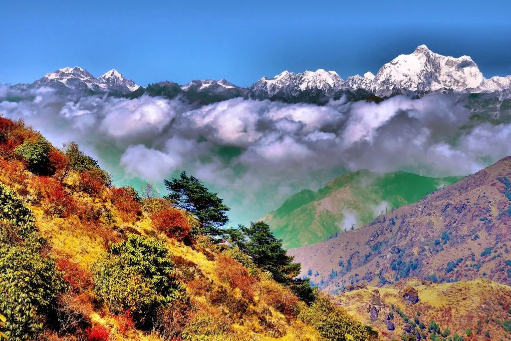 Kanchenjunga Mountain Range