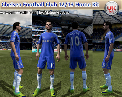 chelsea FIFA 12: Uniforme Home Chelsea FC 12/13