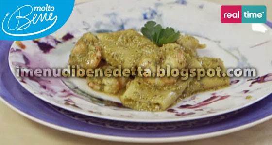 Paccheri con Pesto di Pistacchi e Bisque di Benedetta Parodi