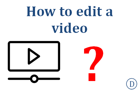 How to edit a video