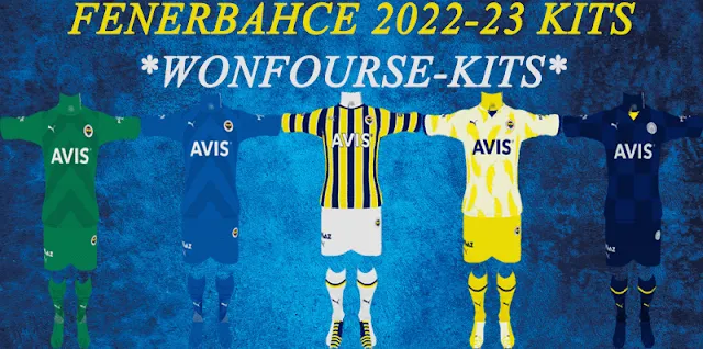 Fenerbahce Kit 2022-23 For PES 2013