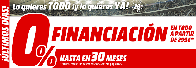 Mejores ofertas folleto 0% financiación (II) Media Markt