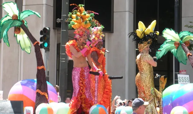 Float in the SF Pride Parade