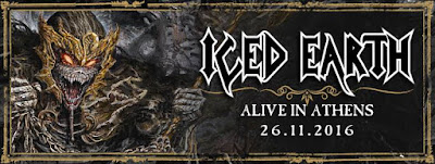 Iced Earth, Monument, Null 'O' Zero live in Athens, Greece @ Gagarin205, 26.11.2016 videos