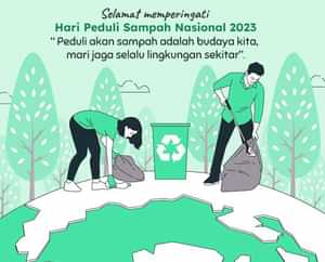 poster hari peduli sampah nasional 2023