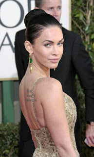 Megan Fox Updo Hairstyle at the 66th Annual Golden Globes Awards
