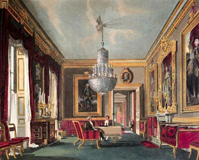 West Ante Room, Carlton House, from The History of the Royal Residences by WH Pyne (1819)West Ante Room, Carlton House, from The History of the Royal Residences by WH Pyne (1819)