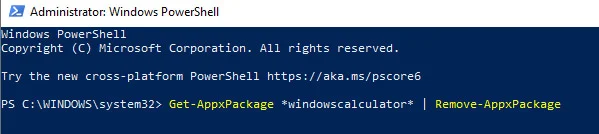 PowerShell حاسبة