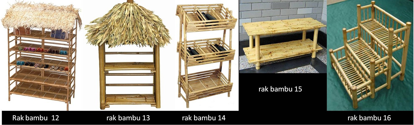 Taman Bambu  Nusantara Aneka Model Furnitur dari  Bambu 