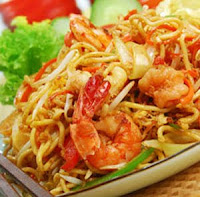Fried noodles Mie Goreng