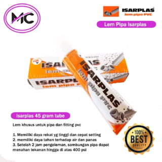 Jual Lem Pipa PVC 45 Gr Merk Isarplas