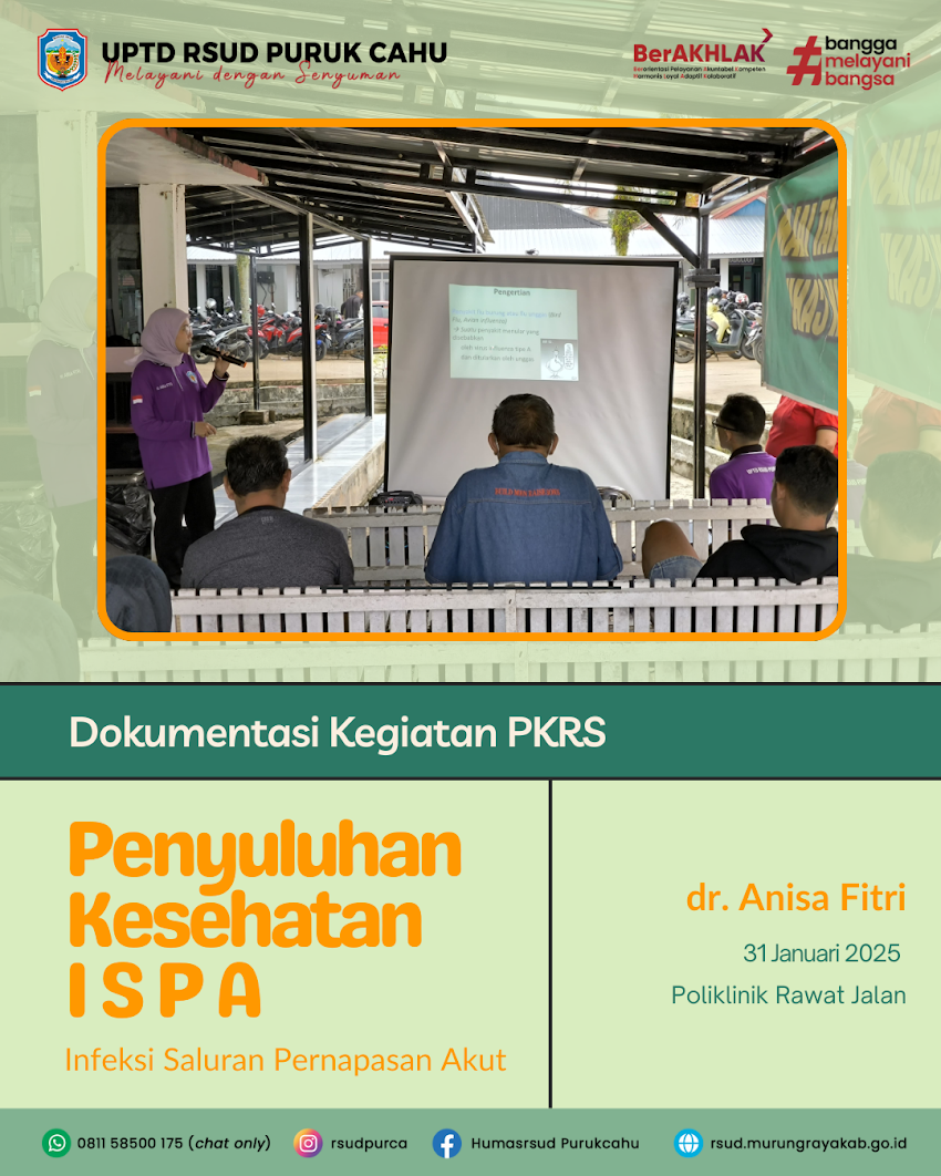 Kegiatan Rutin PKRS dengan Tema Penyuluhan Kesehatan ISPA