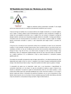 tetraedro do fogo