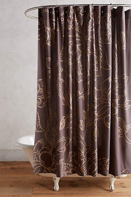 Bohemian shower curtain from Anthropologie