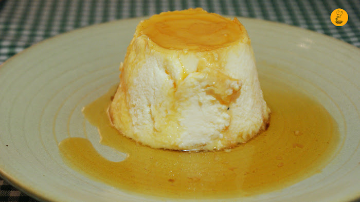 Flan de queso (6€) taberna Triana Madrid