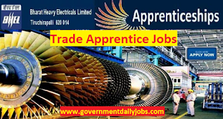 BHEL Tiruchirapalli Recruitment 2017 latest 554 Trade Apprentice Jobs