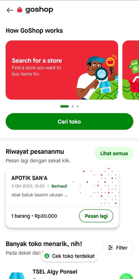 Goshop Gojek