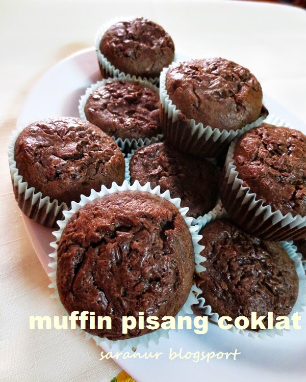 Saranur74 blogsport.com: muffin pisang bercoklat