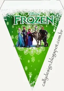 Frozen Fever Birthday Party Free Printable Banner.