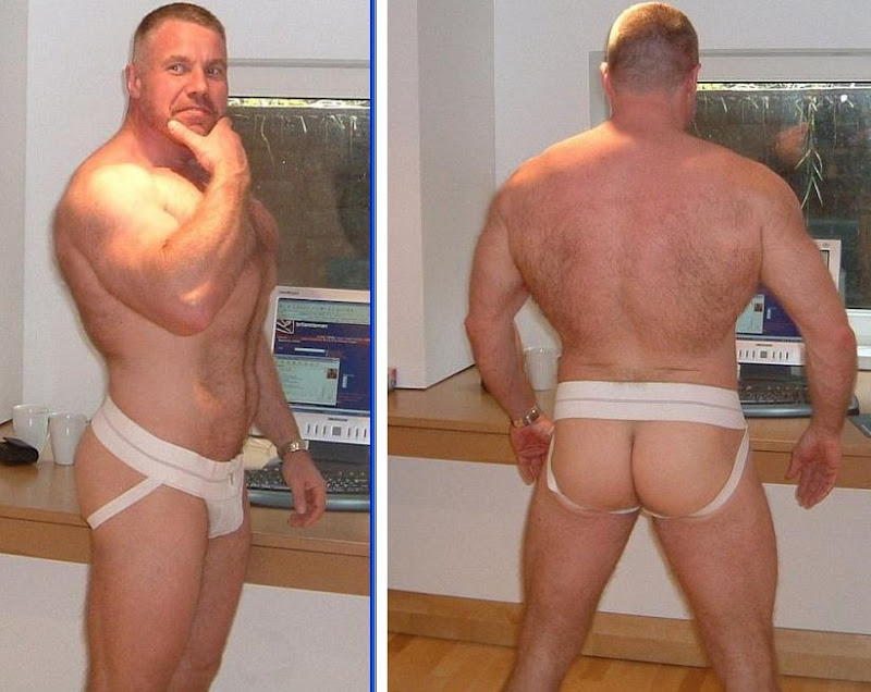 jockstrap, ass,  bear,  underwear