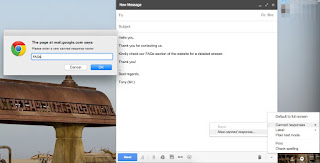 Gmail Canned Responses