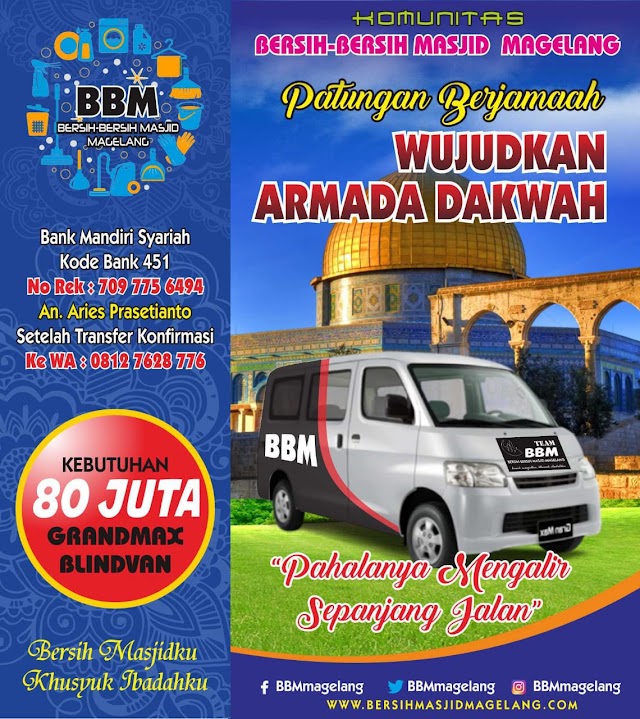 Update Patungan Berjamaah, Wujudkan Armada Dakwah Per tanggal 12 Februari 2019