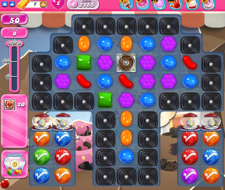 Candy Crush Saga level 2155