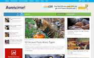 Awesome Mag Blogger Template