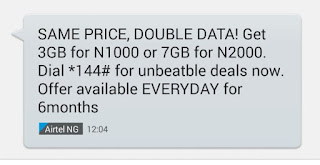 Airtel Double Data Plan And The Subscription Codes