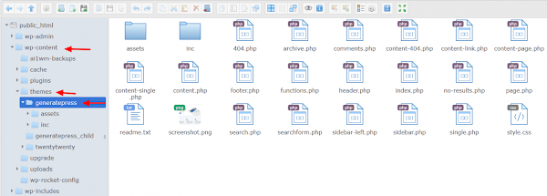 Downloadable Files - File manager Section