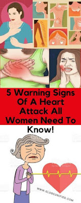 5 Warning Signs Of A Heart Attack All Women Need To Know!