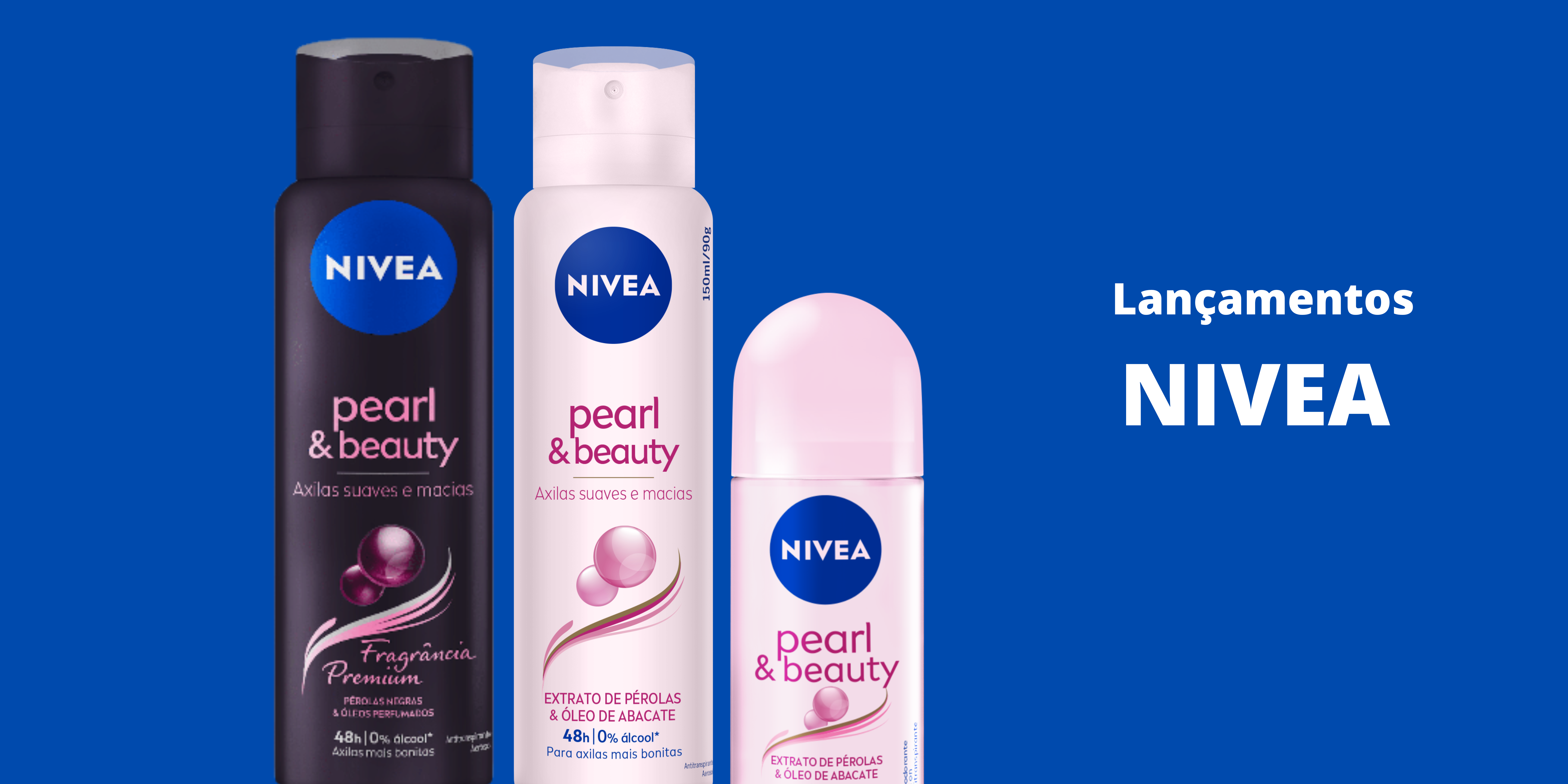 NIVEA lança o antitranspirante PEARL & BEAUTY Fragrância Premium
