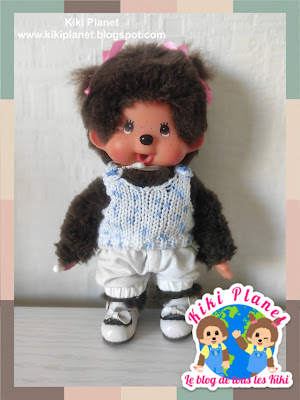 kiki Monchhichi tricot vêtement poupée doll