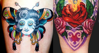 Tatuagem Old School e Tatuagem New School